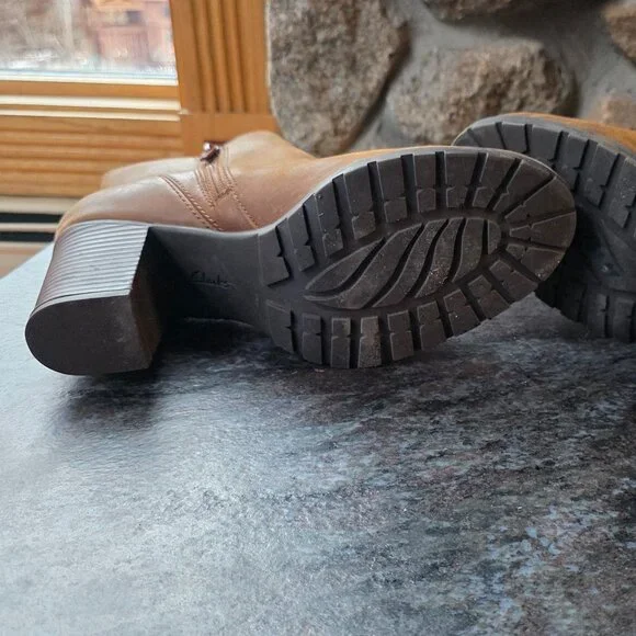 NWOT Verona Trish Brown Leather Boots Size 8.5 - Picture 7 of 14